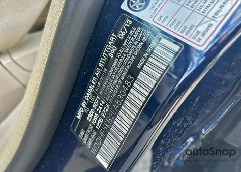 2014 Mercedes-Benz E 350 z USA, uszkodzony, nr VIN WDDHF5KB2EA830483